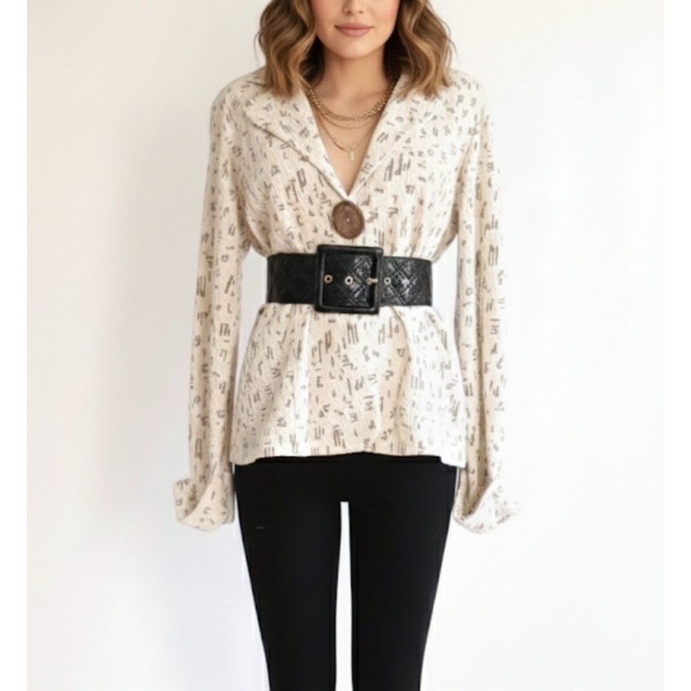 Gail Morgado  blazer jacket size M
